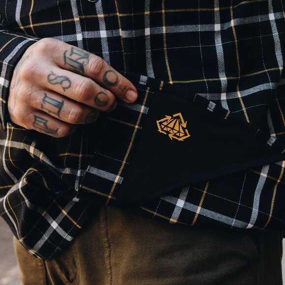 DIXXON x STICK TO YOUR GUNS Collab Limited Edition Men's Flannel Shirt - M - Picture 7 of 11